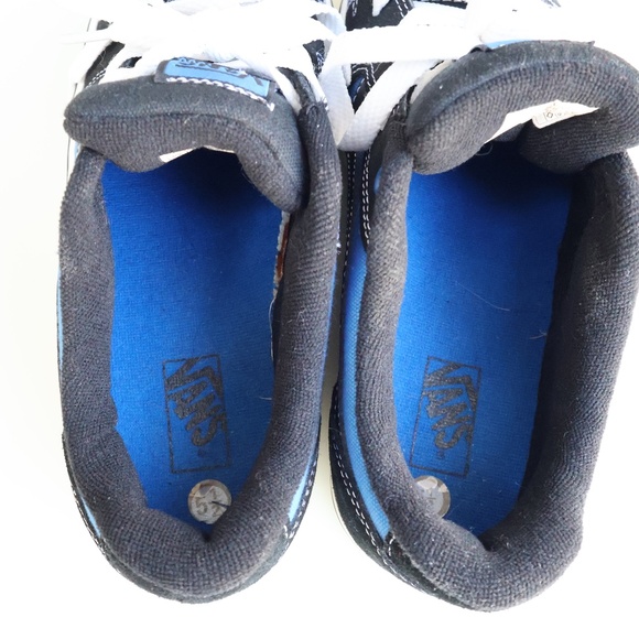 Vans Old Skool Blue Black Sneakers Youth Size 5.5 - Picture 8 of 10